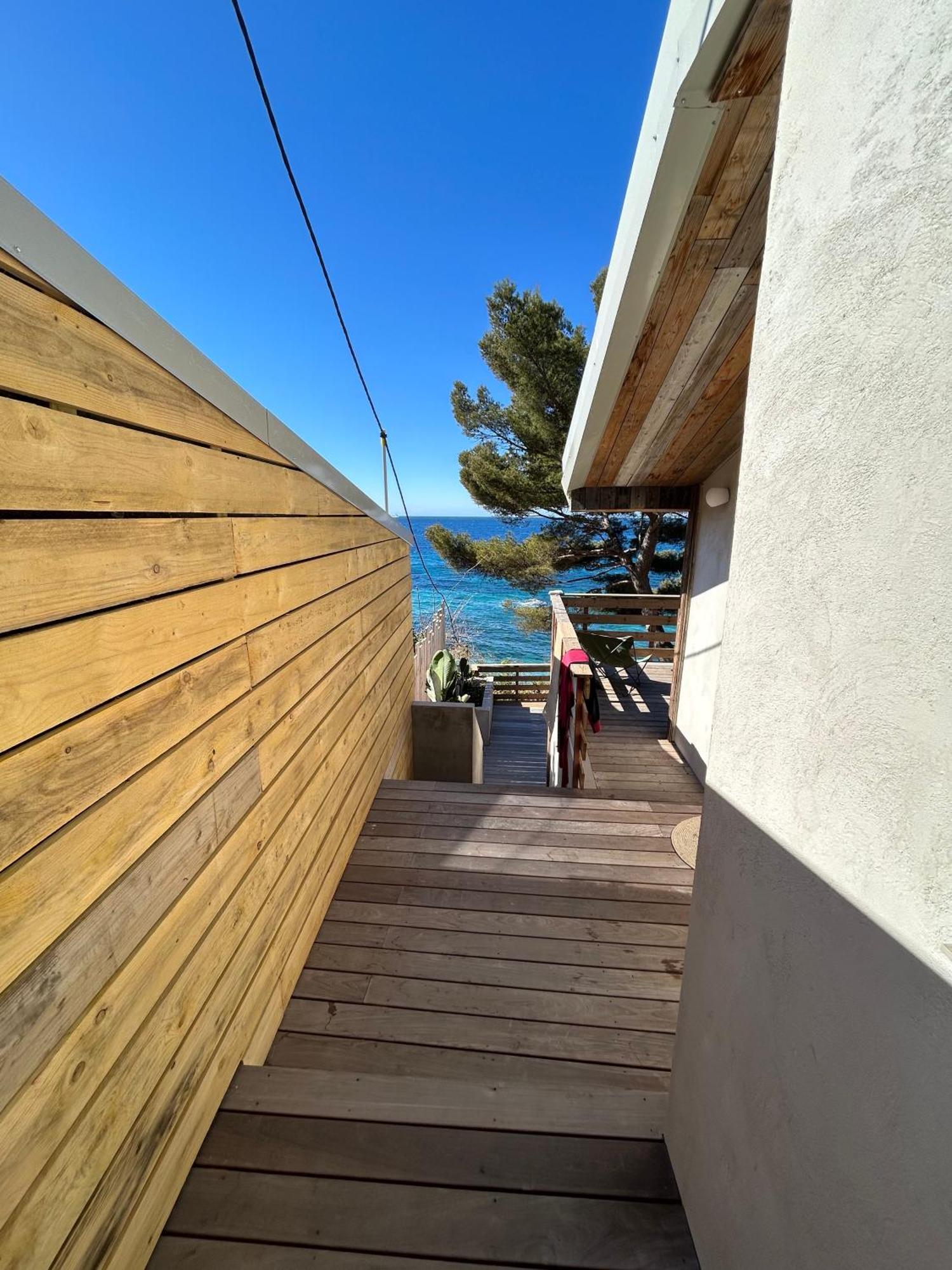 Cabanon Moderne, Les Pieds Dans L'Eau, 2 Chambres Le Pradet Bagian luar foto